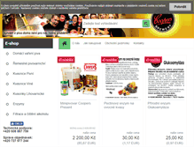Tablet Screenshot of coopers.cz